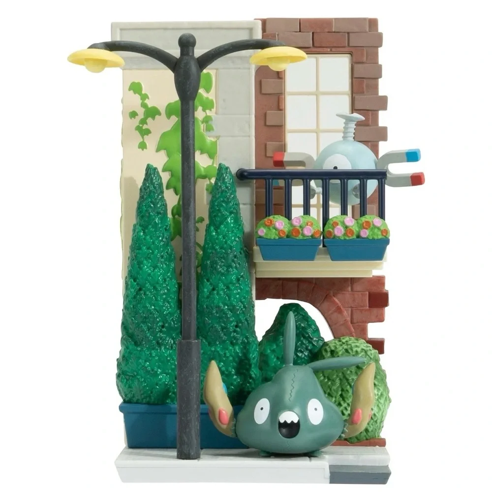 POKÉMON Urban Environment-Multi-Tiered Display Set Battle Figures. NEW